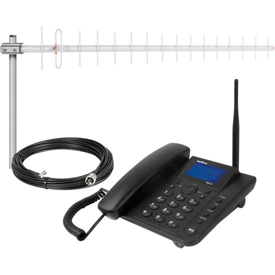 Kit Antena +Telefone de mesa Gsm crc-40